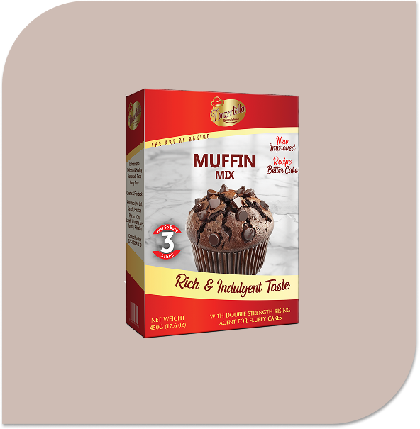 Group 103 Dezertella Chocolate Muffin Cake Mix 450 gm - Image 1