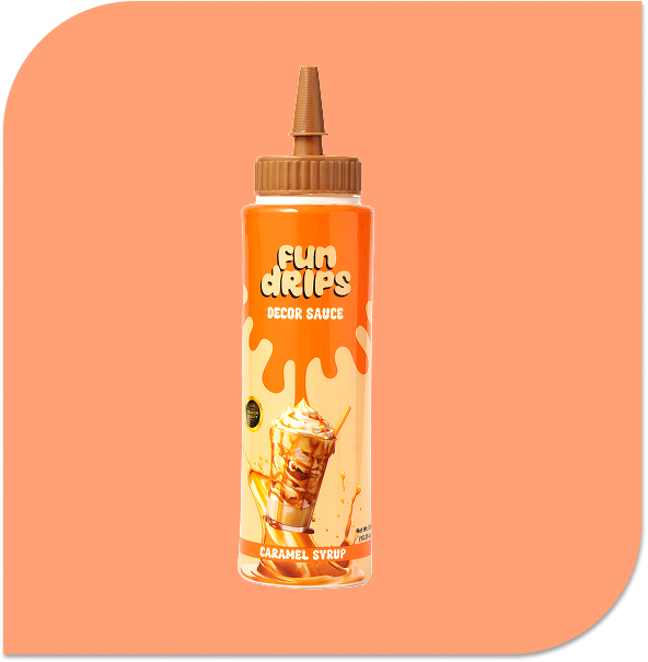 Group 125 FUNDRIPS – CARAMEL SYRUP 350ml - Image 1