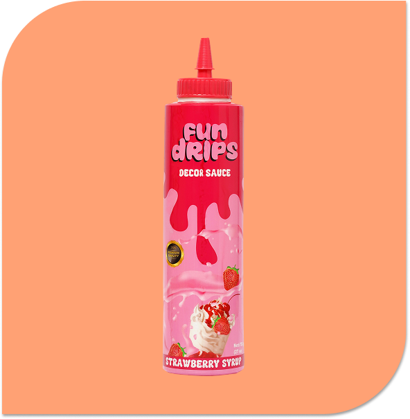 Group 164 FUNDRIPS – STRAWBERRY SYRUP 750ml - Image 1